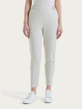 Pantalone chino slim con tasche in Super Natural Bianchi Donna - Ragno