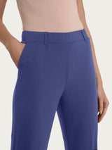 Pantalone chino slim con tasche in Super Natural Blu Donna - Ragno