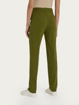 Pantalone chino slim con tasche in Super Natural Verdi Donna - Ragno