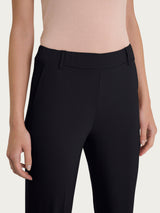 Pantalone dritto con tasche in Super Natural Neri Donna - Ragno