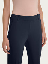 Pantalone dritto con tasche in Tencel Stretch Blu Donna - Ragno