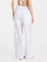 Pantalone ampio in Sangallo Bianchi Donna - Ragno