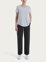 Maglietta con manica corta e dots in Viscosa Summer Bianchi Donna - Ragno