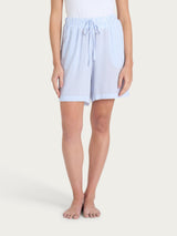 Pantaloncino boyfriend a righe in Ecoseta Rosa Donna - Ragno