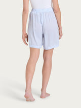 Pantaloncino boyfriend a righe in Ecoseta Rosa Donna - Ragno