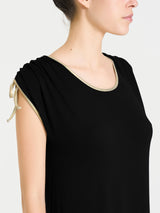 Abito con laccetti in Viscosa Summer Neri Donna - Ragno