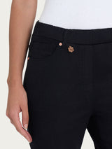 Jeans sfrangiato dritto con tasche in Light denim Neri Donna - Ragno