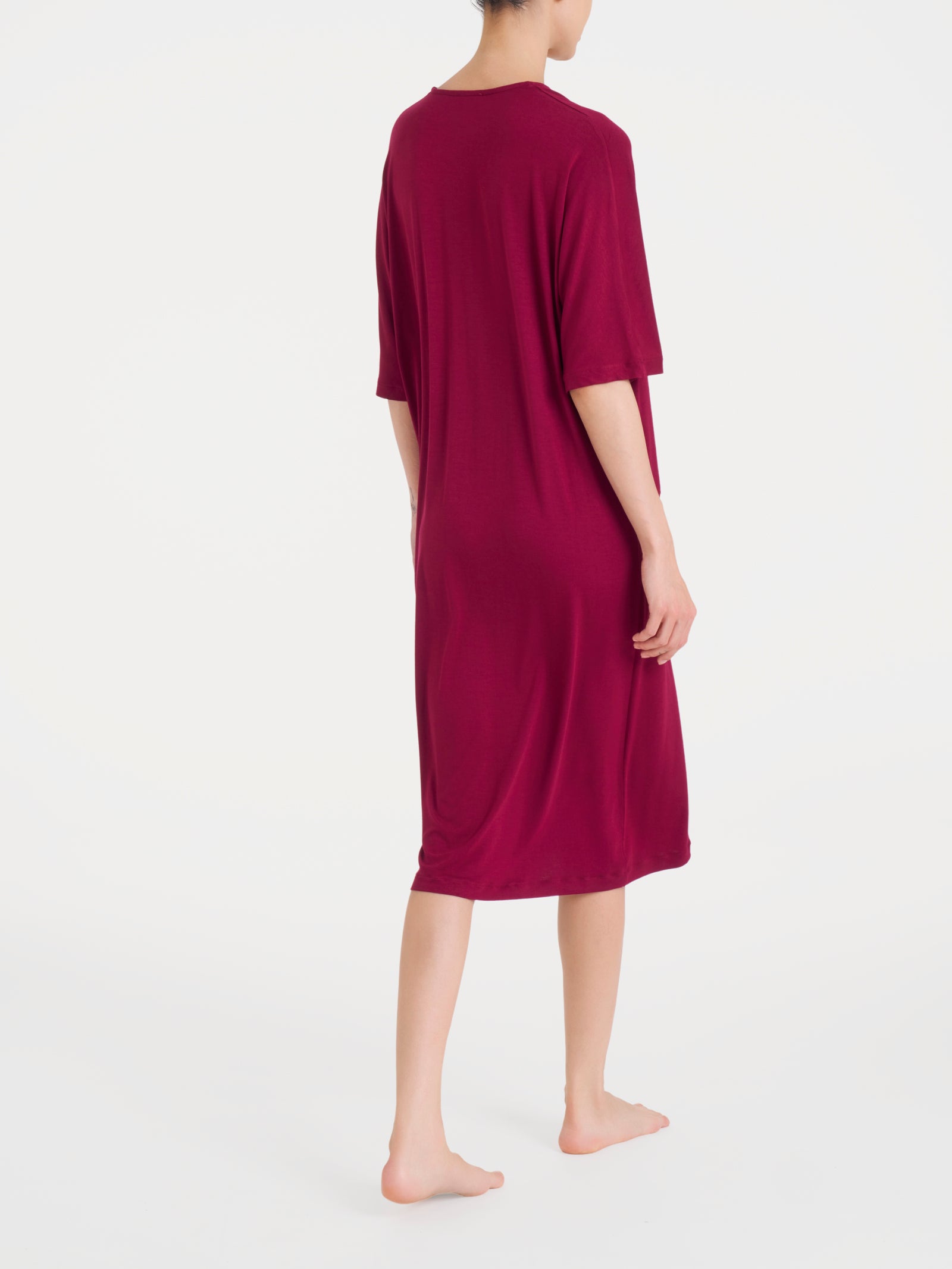 Abito con spacco frontale in Viscosa Summer Rossi Donna - Ragno