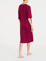 Abito con spacco frontale in Viscosa Summer Rossi Donna - Ragno