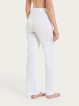 Pantalone ampio tinta unita in Viscosa Summer Bianchi Donna - Ragno