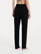 Pantalone dritto con tasche in Viscosa Summer Neri Donna - Ragno