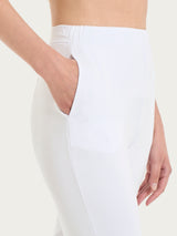 Pantalone capri con tasche in Viscosa Summer Bianchi Donna - Ragno