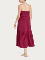 Gonna lunga in Viscosa Summer Rossi Donna - Ragno