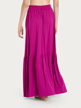 Gonna lunga in Viscosa Summer Rosa Donna - Ragno