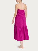 Gonna lunga in Viscosa Summer Rosa Donna - Ragno