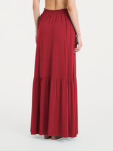 Gonna lunga in Viscosa Summer Rossi Donna - Ragno