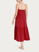 Gonna lunga in Viscosa Summer Rossi Donna - Ragno