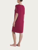 Abito con manica corta e dettagli in Viscosa Summer Rossi Donna - Ragno