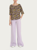 Blusa girocollo con tulips pattern in Viscosa Summer Donna - Ragno