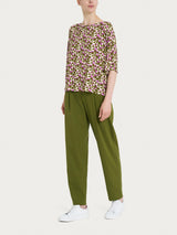 Maglia girocollo con geometric pattern in Viscosa Summer Donna - Ragno