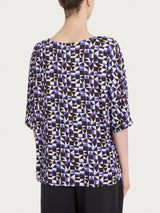 Maglia girocollo con geometric pattern in Viscosa Summer Donna - Ragno