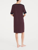 Abito girocolllo tinta unita in Viscosa Summer Marroni Donna - Ragno