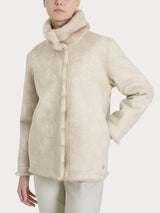 Giacca double-face in Vegan Fur Bianchi Donna - Ragno