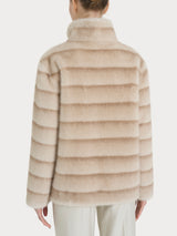 Giacca double-face in Vegan Fur Bianchi Donna - Ragno