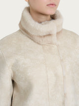 Giacca double-face in Vegan Fur Bianchi Donna - Ragno