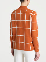 Lupetto con fantasia check in Super Soft Rossi Donna - Ragno