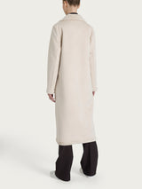 Cappotto lungo con revers double-face in Vegan Shearling Bianchi Donna - Ragno