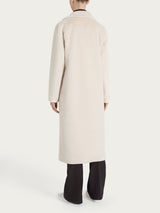 Cappotto lungo con revers double-face in Vegan Shearling Bianchi Donna - Ragno