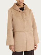 Fuzzy Coat Giacca con cappuccio double-face Marroni Donna - Ragno