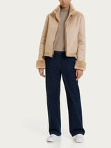 Fuzzy Coat Giacca con zip double-face Marroni Donna - Ragno
