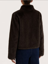 Fuzzy Coat Giacca con zip double-face Marroni Donna - Ragno
