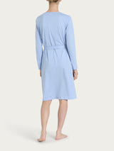 Vestaglia al ginocchio in Jersey di cotone Azzurri Donna - Ragno