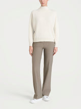 Lupetto Punto Links in misto Lana e Angora Bianchi Donna - Ragno