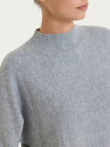Lupetto Punto Links in misto Lana e Angora Neri Donna - Ragno