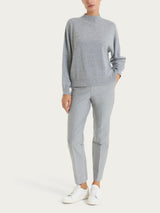Lupetto Punto Links in misto Lana e Angora Neri Donna - Ragno