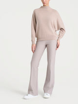 Lupetto Punto Links in misto Lana e Angora Grigi Donna - Ragno