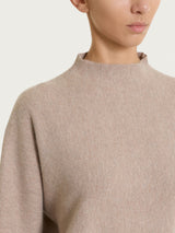 Lupetto Punto Links in misto Lana e Angora Grigi Donna - Ragno