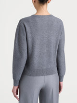 Cardigan corto Punto Links in Natural Soft Neri Donna - Ragno