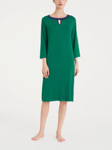Abito con scollo a goccia in Viscosa Summer Blu Donna - Ragno