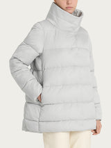 Piumino con Vegan Fur interna removibile Grigi Donna - Ragno