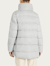 Piumino con Vegan Fur interna removibile Grigi Donna - Ragno