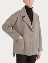 Cappotto caban in Vegan Wool Grigi Donna - Ragno