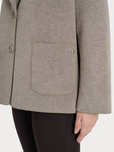 Cappotto caban in Vegan Wool Grigi Donna - Ragno