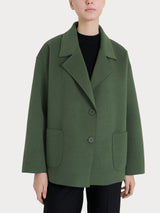 Cappotto caban in Vegan Wool Verdi Donna - Ragno