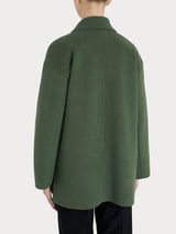 Cappotto caban in Vegan Wool Verdi Donna - Ragno