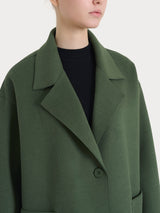 Cappotto caban in Vegan Wool Verdi Donna - Ragno